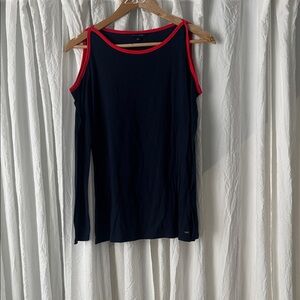 Tommy Hilfiger Navy Top with Red Trim